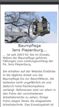 Mobile Screenshot of baumfaellbetrieb-piepenburg.de